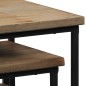 vidaXL Beistelltisch-Set 3-tlg. Recyceltes Teak vidaXL Beistelltisch-Set 3-tlg. Recyceltes Teak