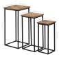 vidaXL Beistelltisch-Set 3-tlg. Recyceltes Teak vidaXL Beistelltisch-Set 3-tlg. Recyceltes Teak
