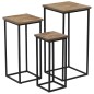 vidaXL Beistelltisch-Set 3-tlg. Recyceltes Teak vidaXL Beistelltisch-Set 3-tlg. Recyceltes Teak