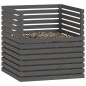 vidaXL Komposter Grau 100x100x102 cm Massivholz Kiefer vidaXL Komposter Grau 100x100x102 cm Massivholz Kiefer