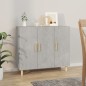 vidaXL Sideboard Betongrau 90x34x80 cm Holzwerkstoff vidaXL Sideboard Betongrau 90x34x80 cm Holzwerkstoff