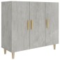 vidaXL Sideboard Betongrau 90x34x80 cm Holzwerkstoff vidaXL Sideboard Betongrau 90x34x80 cm Holzwerkstoff