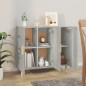 vidaXL Sideboard Betongrau 90x34x80 cm Holzwerkstoff vidaXL Sideboard Betongrau 90x34x80 cm Holzwerkstoff