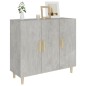 vidaXL Sideboard Betongrau 90x34x80 cm Holzwerkstoff vidaXL Sideboard Betongrau 90x34x80 cm Holzwerkstoff