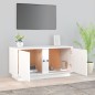 vidaXL TV-Schrank Weiß 80x35x40,5 cm Massivholz Kiefer vidaXL TV-Schrank Weiß 80x35x40,5 cm Massivholz Kiefer