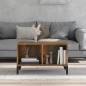 vidaXL Couchtisch Räuchereiche 60x50x36,5 cm Holzwerkstoff vidaXL Couchtisch Räuchereiche 60x50x36,5 cm Holzwerkstoff