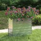 vidaXL Garten-Hochbeet 100x40x77 cm Verzinkter Stahl Silber vidaXL Garten-Hochbeet 100x40x77 cm Verzinkter Stahl Silber