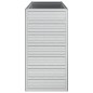 vidaXL Garten-Hochbeet 100x40x77 cm Verzinkter Stahl Silber vidaXL Garten-Hochbeet 100x40x77 cm Verzinkter Stahl Silber