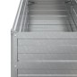 vidaXL Garten-Hochbeet 100x40x77 cm Verzinkter Stahl Silber vidaXL Garten-Hochbeet 100x40x77 cm Verzinkter Stahl Silber
