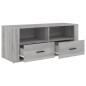 vidaXL TV-Schrank Grau Sonoma 100x35x40 cm Holzwerkstoff vidaXL TV-Schrank Grau Sonoma 100x35x40 cm Holzwerkstoff