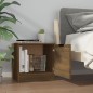 vidaXL Nachttische 2 Stk. Braun Eiche 40x39x40 cm vidaXL Nachttische 2 Stk. Braun Eiche 40x39x40 cm