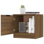 vidaXL Nachttische 2 Stk. Braun Eiche 40x39x40 cm vidaXL Nachttische 2 Stk. Braun Eiche 40x39x40 cm