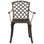 vidaXL 3-tlg. Bistro-Set Aluminiumguss Bronzen vidaXL 3-tlg. Bistro-Set Aluminiumguss Bronzen