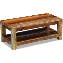 vidaXL Couchtisch Altholz 90x45x35 cm