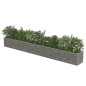 vidaXL Gabionen-Hochbeet Verzinkter Stahl 450×50×50 cm vidaXL Gabionen-Hochbeet Verzinkter Stahl 450×50×50 cm