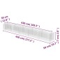 vidaXL Gabionen-Hochbeet Verzinkter Stahl 450×50×50 cm vidaXL Gabionen-Hochbeet Verzinkter Stahl 450×50×50 cm