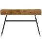 vidaXL Schreibtisch mit Schubladen Massivholz Mango 110×50×76 cm vidaXL Schreibtisch mit Schubladen Massivholz Mango 110×50×76 cm