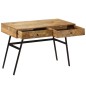 vidaXL Schreibtisch mit Schubladen Massivholz Mango 110×50×76 cm vidaXL Schreibtisch mit Schubladen Massivholz Mango 110×50×76 cm