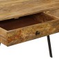 vidaXL Schreibtisch mit Schubladen Massivholz Mango 110×50×76 cm vidaXL Schreibtisch mit Schubladen Massivholz Mango 110×50×76 cm