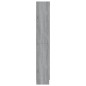 vidaXL Vitrinenschrank Grau Sonoma 82,5x30,5x185,5 cm Holzwerkstoff vidaXL Vitrinenschrank Grau Sonoma 82,5x30,5x185,5 cm Holzwerkstoff
