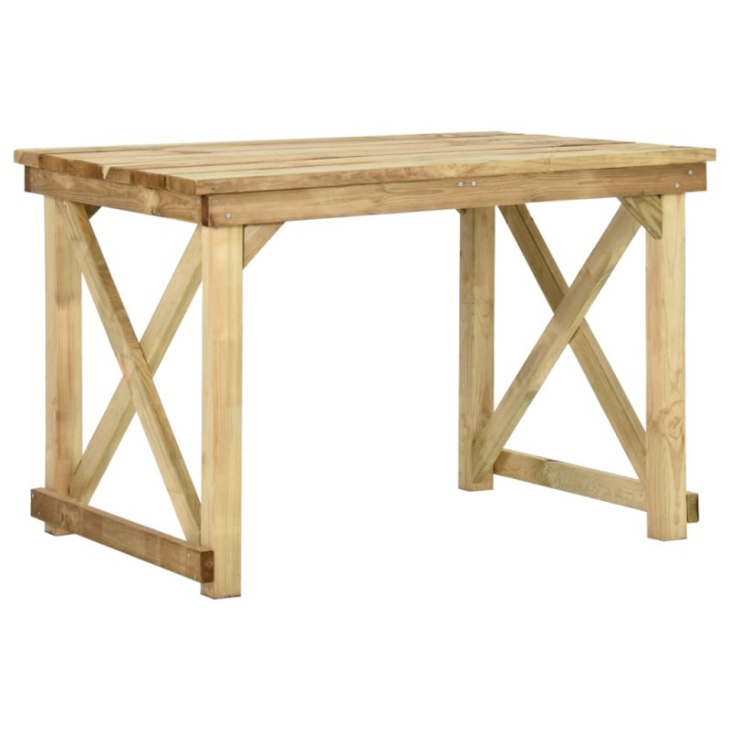 vidaXL Gartentisch 110x79x75 cm Imprägniertes Kiefernholz vidaXL Gartentisch 110x79x75 cm Imprägniertes Kiefernholz