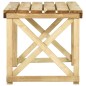 vidaXL Gartentisch 110x79x75 cm Imprägniertes Kiefernholz vidaXL Gartentisch 110x79x75 cm Imprägniertes Kiefernholz