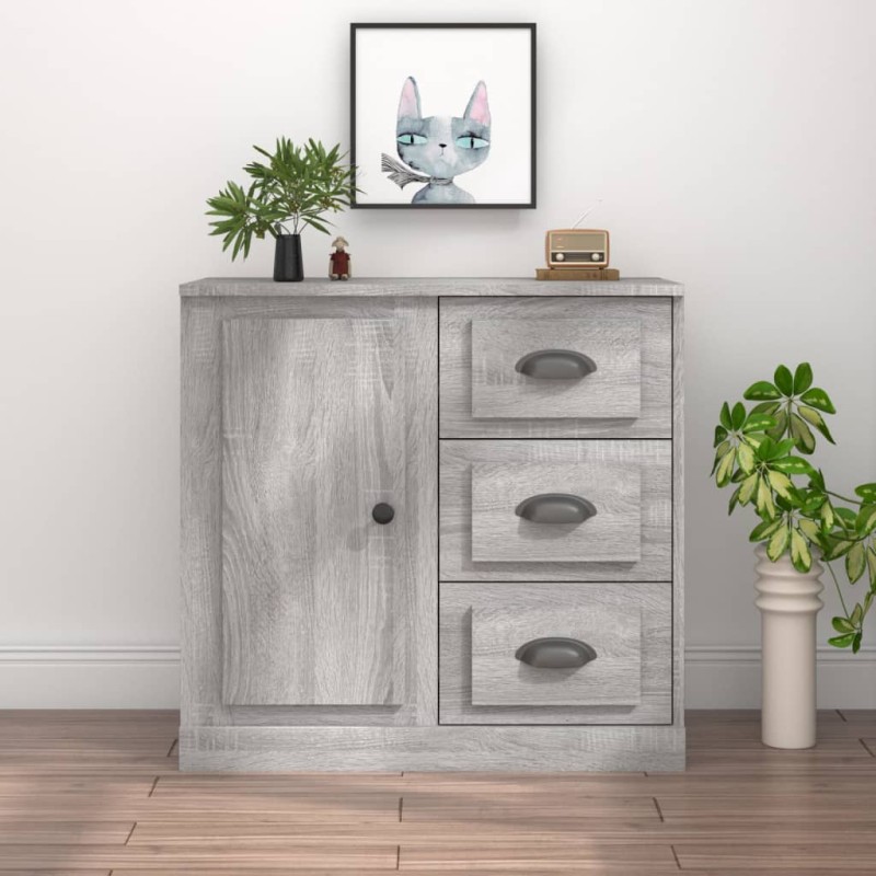 vidaXL Sideboard Grau Sonoma 70x35,5x67,5 cm Holzwerkstoff vidaXL Sideboard Grau Sonoma 70x35,5x67,5 cm Holzwerkstoff