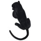 vidaXL Panther Kuscheltier Plüsch Schwarz XXL vidaXL Panther Kuscheltier Plüsch Schwarz XXL