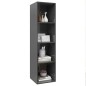 vidaXL TV-Wandschrank Hochglanz-Grau 37x37x142,5 cm Holzwerkstoff vidaXL TV-Wandschrank Hochglanz-Grau 37x37x142,5 cm Holzwerkstoff