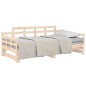 vidaXL Tagesbett Ausziehbar Massivholz Kiefer 2x(80x200) cm vidaXL Tagesbett Ausziehbar Massivholz Kiefer 2x(80x200) cm