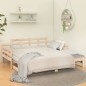 vidaXL Tagesbett Ausziehbar Massivholz Kiefer 2x(80x200) cm vidaXL Tagesbett Ausziehbar Massivholz Kiefer 2x(80x200) cm