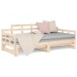 vidaXL Tagesbett Ausziehbar Massivholz Kiefer 2x(80x200) cm vidaXL Tagesbett Ausziehbar Massivholz Kiefer 2x(80x200) cm