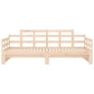 vidaXL Tagesbett Ausziehbar Massivholz Kiefer 2x(80x200) cm vidaXL Tagesbett Ausziehbar Massivholz Kiefer 2x(80x200) cm