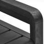 vidaXL Gartenbank mit Stauraum 132,5 cm Kunststoff Anthrazit vidaXL Gartenbank mit Stauraum 132,5 cm Kunststoff Anthrazit