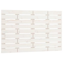 vidaXL Wand-Kopfteil Weiß 96x3x63 cm Massivholz Kiefer