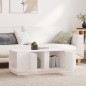 vidaXL Couchtisch Weiß 110x50x40 cm Massivholz Kiefer vidaXL Couchtisch Weiß 110x50x40 cm Massivholz Kiefer
