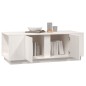 vidaXL Couchtisch Weiß 110x50x40 cm Massivholz Kiefer vidaXL Couchtisch Weiß 110x50x40 cm Massivholz Kiefer