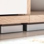 vidaXL TV-Wohnwand mit LED-Leuchten Sonoma Eiche und Weiß vidaXL TV-Wohnwand mit LED-Leuchten Sonoma Eiche und Weiß