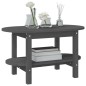 vidaXL Couchtisch Grau 80x45x45 cm Massivholz Kiefer vidaXL Couchtisch Grau 80x45x45 cm Massivholz Kiefer