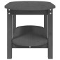 vidaXL Couchtisch Grau 80x45x45 cm Massivholz Kiefer vidaXL Couchtisch Grau 80x45x45 cm Massivholz Kiefer