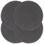 vidaXL Tischsets 4 Stk. Uni Dunkelgrau 38 cm Rund Baumwolle vidaXL Tischsets 4 Stk. Uni Dunkelgrau 38 cm Rund Baumwolle