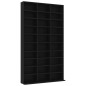 vidaXL CD-Schrank Schwarz 102x16x177,5 cm Holzwerkstoff vidaXL CD-Schrank Schwarz 102x16x177,5 cm Holzwerkstoff