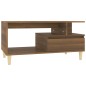 vidaXL Couchtisch Braun Eichen-Optik 90x49x45 cm Holzwerkstoff vidaXL Couchtisch Braun Eichen-Optik 90x49x45 cm Holzwerkstoff