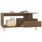 vidaXL Couchtisch Braun Eichen-Optik 90x49x45 cm Holzwerkstoff vidaXL Couchtisch Braun Eichen-Optik 90x49x45 cm Holzwerkstoff