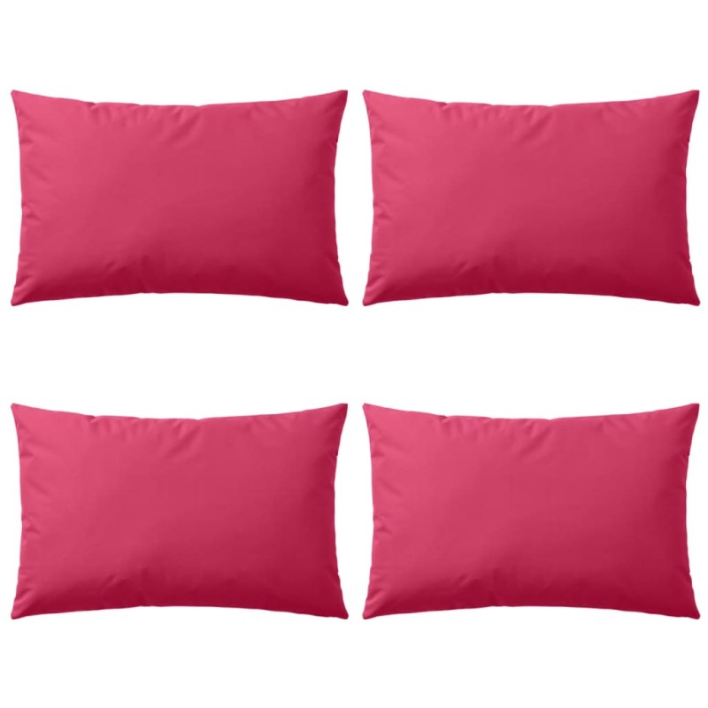Gartenkissen 4 Stk. 60 x 40 cm Rosa Gartenkissen 4 Stk. 60 x 40 cm Rosa