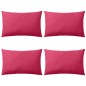Gartenkissen 4 Stk. 60 x 40 cm Rosa Gartenkissen 4 Stk. 60 x 40 cm Rosa
