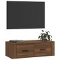 vidaXL TV-Wandschrank Braun Eichen-Optik 80x36x25 cm Holzwerkstoff vidaXL TV-Wandschrank Braun Eichen-Optik 80x36x25 cm Holzwerkstoff