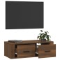 vidaXL TV-Wandschrank Braun Eichen-Optik 80x36x25 cm Holzwerkstoff vidaXL TV-Wandschrank Braun Eichen-Optik 80x36x25 cm Holzwerkstoff