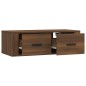 vidaXL TV-Wandschrank Braun Eichen-Optik 80x36x25 cm Holzwerkstoff vidaXL TV-Wandschrank Braun Eichen-Optik 80x36x25 cm Holzwerkstoff