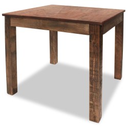 vidaXL Esszimmertisch Recyceltes Massivholz 82 x 80 x 76 cm